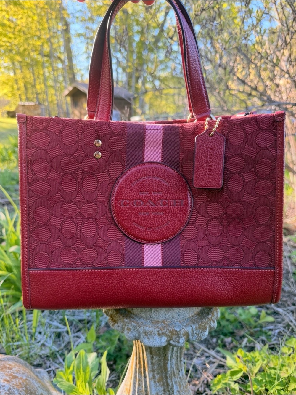 Coach Dempsey Carryall Tote Bag